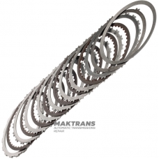 Zestaw tarcz stalowych i ciernych B1 Hamulec wsteczny RE5R05A 3166295X00 - 7 tarcz ciernych (40 zębów), całkowita grubość zestawu 31,60 mm, grubość tarczy stalowej 2 mm