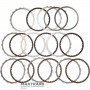 Zestaw tarcz stalowych i ciernych B1 Hamulec wsteczny RE5R05A 3166295X00 - 7 tarcz ciernych (40 zębów), całkowita grubość zestawu 31,60 mm, grubość tarczy stalowej 2 mm