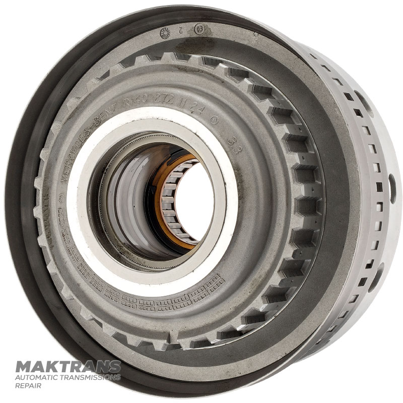 Kosz sprzęgła Mercedes-Benz K1 722.6 — 58 zębów (Ø zewn. 81,60 mm), wysokość od tłoka do pierścienia ustalającego 37 mm, R1402721124