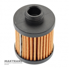 Filtr oleju pompy start-stop FORD 6F35 — H49,15 mm, Ø 35 mm, szyjka Ø 16,20 mm