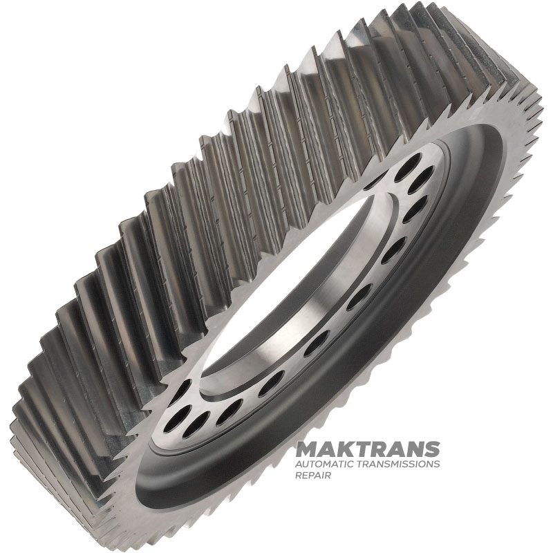 JEEP A8F30 Koło zębate mechanizmu różnicowego śrubowego - 55 zębów (średnica zewnętrzna 211,30 mm, szerokość 41,30 mm, 5 nacięć), 458324G810