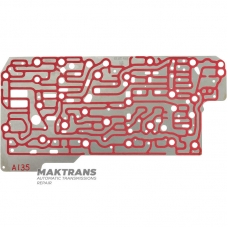 Płytka rozdzielająca korpus zaworów (aluminiowa) ZF 9HP48, 948TE - oznaczenie A135 / B135, do funkcji Start-Stop, E-Shift, 0501227135