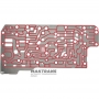 Płytka rozdzielająca korpus zaworów (aluminiowa) ZF 9HP48, 948TE - bez oznaczeń, M-Shift, 1094327073