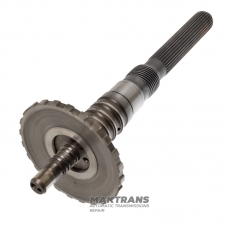Wał wyjściowy 4R70W 4R75E 4R75W ( AOD, AODE, AODE-W) — długość całkowita 381 mm, 28 wielowypustów, długość części wielowypustowej 137 mm