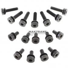 Zestaw śrub mocujących pompę oleju do TOYOTA/LEXUS U660E, U660F, U760E - 9014860068, 9014860067 (w zestawie 16 śrub)