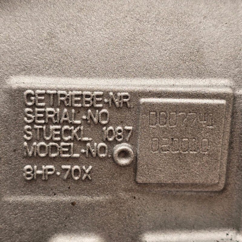 Odnowiona (testowana na drodze) skrzynia biegów ZF 8HP70, 8HP70X 4WD — 1087020010, BMW X5 (E70) 30d xDrive 3.0 24V, 2008-2013