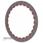 Komplet tarcz ciernych FORD 6F50, 6F55 / GM 6T70E, 6T75E - 6 tarcz w komplecie (121×1,6x24T)
