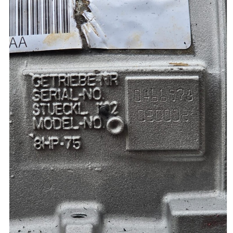 Odnowiona (testowana na drodze) skrzynia biegów ZF 8HP75 - 1102020002, P68269509AA (Dodge Ram 1500 (V generacja) z silnikiem 5.7L HEMI V8)