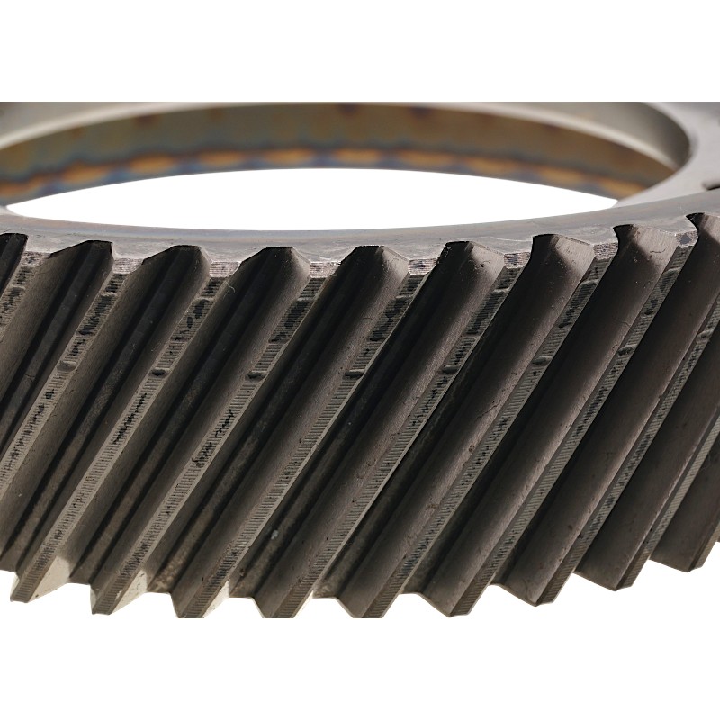 Koło zębate różnicowe śrubowe AW TF-71SC Stellantis (Peugeot Citroën) - 61 zębów (Ø zewn. 195,95 mm), 2 wycięcia, szerokość 42,40 mm, 12 otworów montażowych
