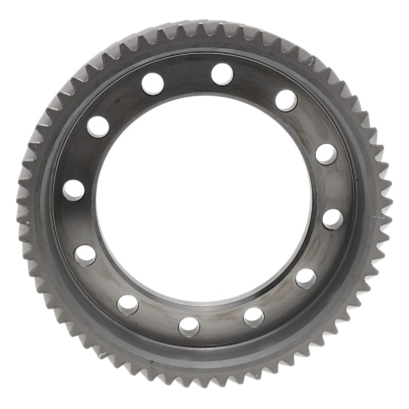 Koło zębate różnicowe śrubowe AW TF-71SC Stellantis (Peugeot Citroën) - 61 zębów (Ø zewn. 195,95 mm), 2 wycięcia, szerokość 42,40 mm, 12 otworów montażowych