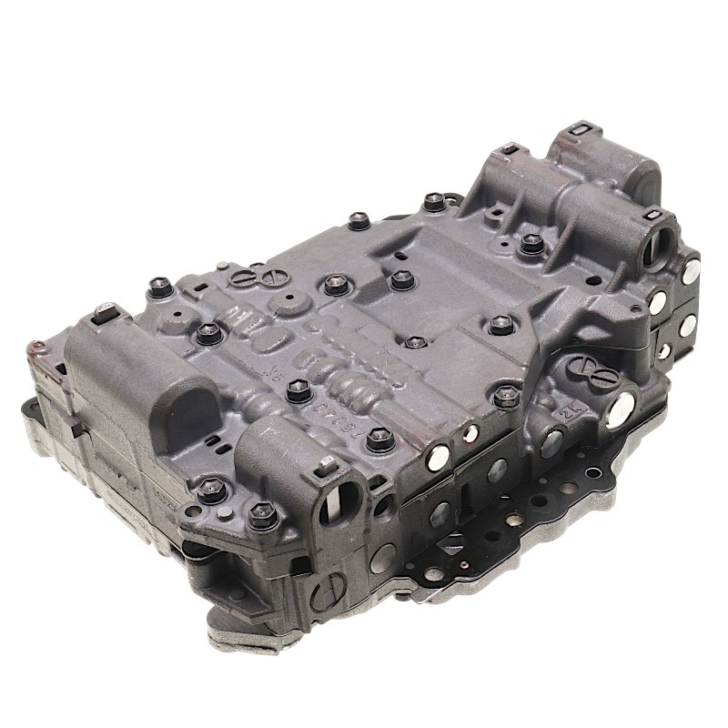 Korpus zaworów (bez elektromagnesów) AW TF-71SC - zdemontowany z nowych skrzyń biegów, (płyta separująca J0 | H0), 2570J4 31437315