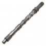 Wał wyjściowy RE5R05A / RE7R01A — długość całkowita 472 mm, 32 wielowypusty (średnica zewnętrzna 32,45 mm, dł. 35 mm), 36 wielowypustów (średnica zewnętrzna 37,60 mm, dł. 20 mm), 32 wielowypusty (średnica zewnętrzna 33,70 mm, dł. 45 mm)