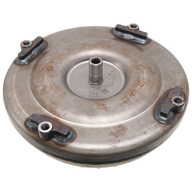 Odnowiony przetwornik momentu obrotowego JATCO JF016E RE0F10D, CVT8 - oznaczenie 27A, wysokość pilota 37 mm (Ø zewn. 20 mm), 4 otwory montażowe