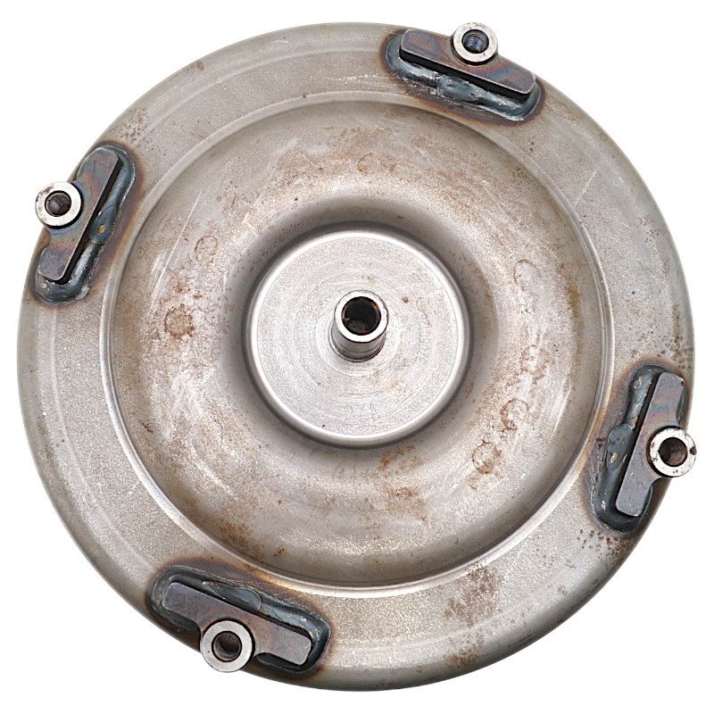 Odnowiony przetwornik momentu obrotowego JATCO JF016E RE0F10D, CVT8 - oznaczenie 27A, wysokość pilota 37 mm (Ø zewn. 20 mm), 4 otwory montażowe