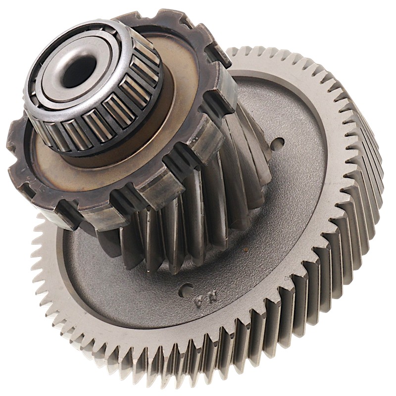 Wał pośredni mechanizmu różnicowego FORD 6F50N, 6F55N, 8F57 — 21 zębów (2 nacięcia, średnica zewnętrzna 85,90 mm), 68 zębów (średnica zewnętrzna 164,40 mm, szerokość 26,65 mm)