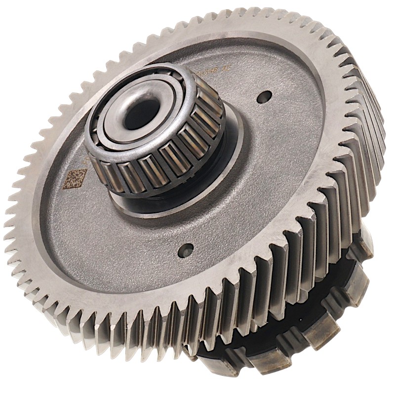 Wał pośredni mechanizmu różnicowego FORD 6F50N, 6F55N, 8F57 — 21 zębów (2 nacięcia, średnica zewnętrzna 85,90 mm), 68 zębów (średnica zewnętrzna 164,40 mm, szerokość 26,65 mm)