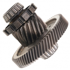 Wał pośredni mechanizmu różnicowego FORD 6F50N, 6F55N, 8F57 — 19 zębów (4 nacięcia, średnica zewnętrzna 78,55 mm), 68 zębów (średnica zewnętrzna 164,40 mm, szerokość 26,65 mm), AA5P-7H348-CC