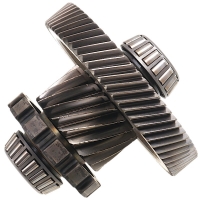 Wał pośredni mechanizmu różnicowego FORD 6F50N, 6F55N, 8F57 — 19 zębów (4 nacięcia, średnica zewnętrzna 78,55 mm), 68 zębów (średnica zewnętrzna 164,40 mm, szerokość 26,65 mm), AA5P-7H348-CC