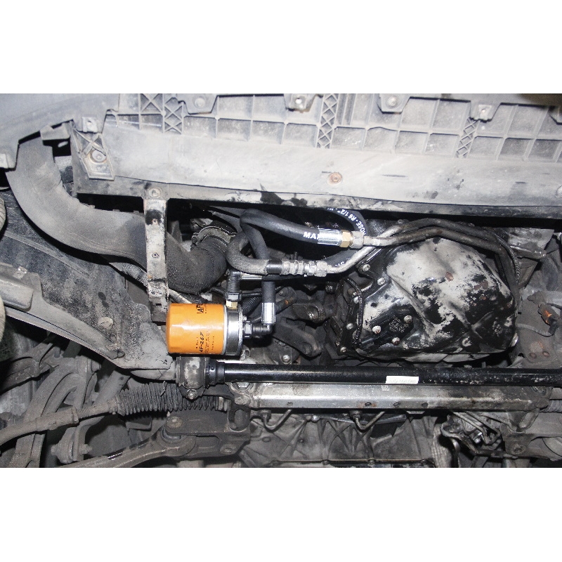 Dodatkowy zestaw filtracyjny montowany na okres docierania po naprawie ASB, sprzęgła hydrokinetycznego, sterownika hydraulicznego AUDI Q5 Box model DL501 0B5